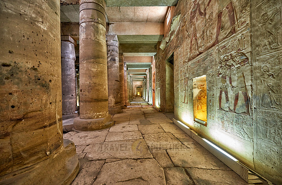 interior shot of Temple of Seti I