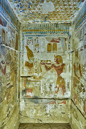 hieroglyphs, stone carving and  wall paintings