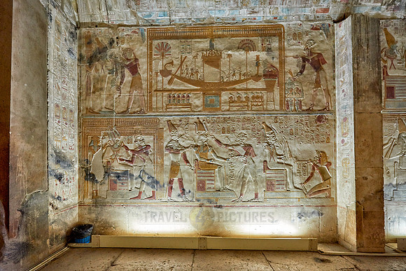 hieroglyphs, stone carving and  wall paintings