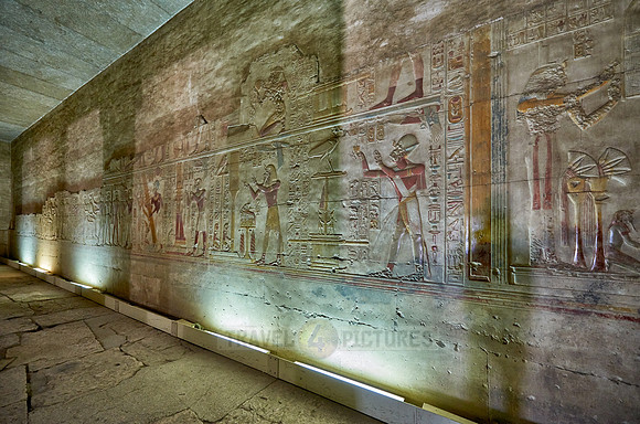 interior shot of Temple of Seti I