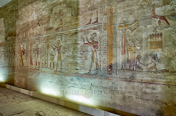 hieroglyphs, stone carving and  wall paintings
