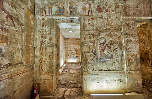 hieroglyphs, stone carving and  wall paintings