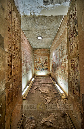 hieroglyphs, stone carving and  wall paintings