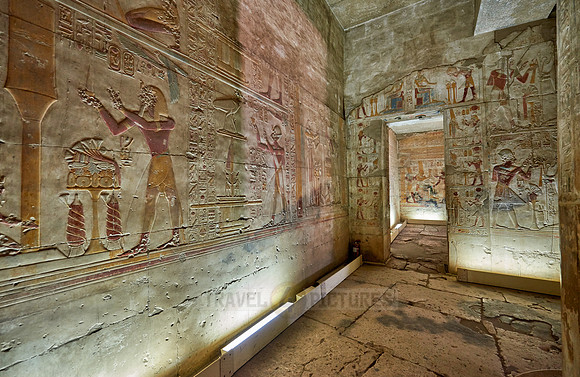 hieroglyphs, stone carving and  wall paintings