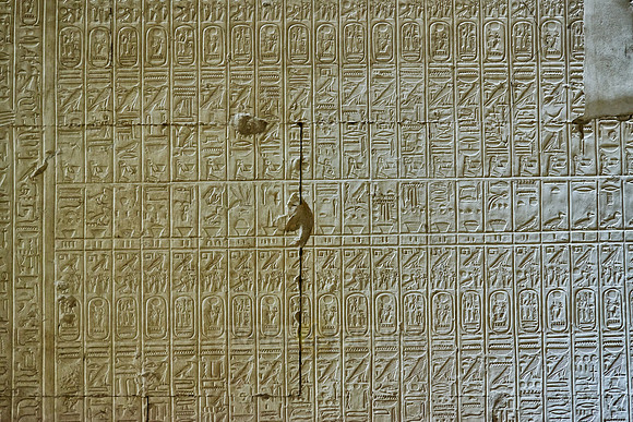 inscriptions in Temple of Seti I
