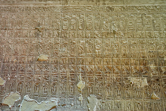 inscriptions in Temple of Seti I