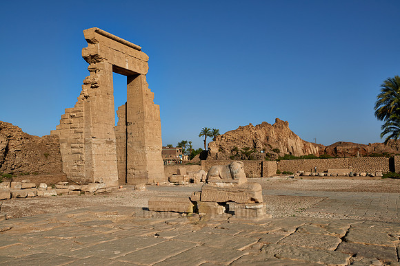 Pro-Pylon to ptolemaic Dendera Temple complex