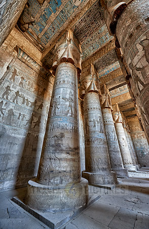 Hypostyle Hall of Hathor temple