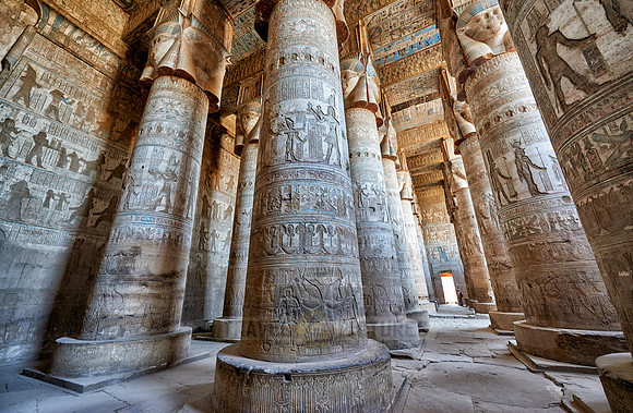Hypostyle Hall of Hathor temple