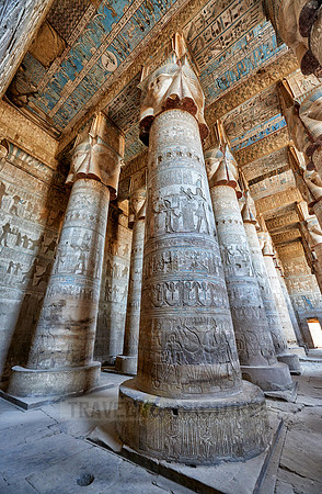 Hypostyle Hall of Hathor temple