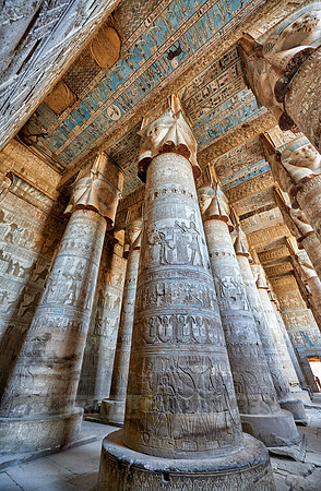 Hypostyle Hall of Hathor temple