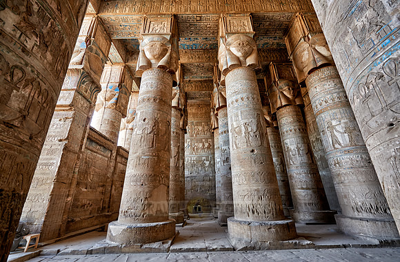 Hypostyle Hall of Hathor temple