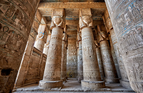 Hypostyle Hall of Hathor temple