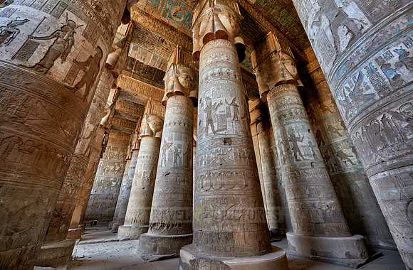 Hypostyle Hall of Hathor temple