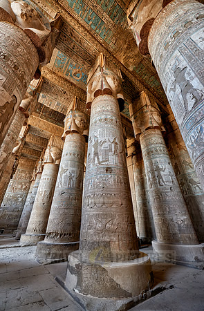 Hypostyle Hall of Hathor temple