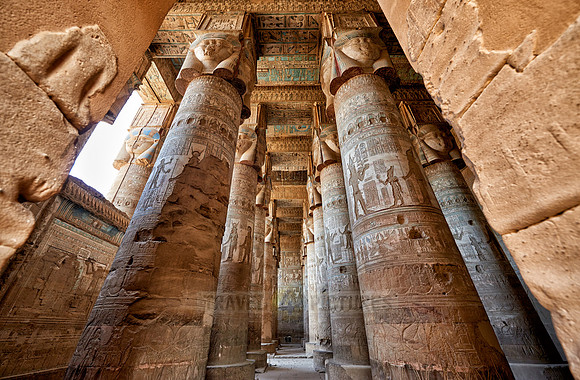 Hypostyle Hall of Hathor temple