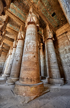 Hypostyle Hall of Hathor temple