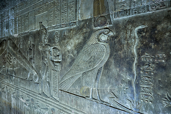 stone carving of god Harsomptus in crypt