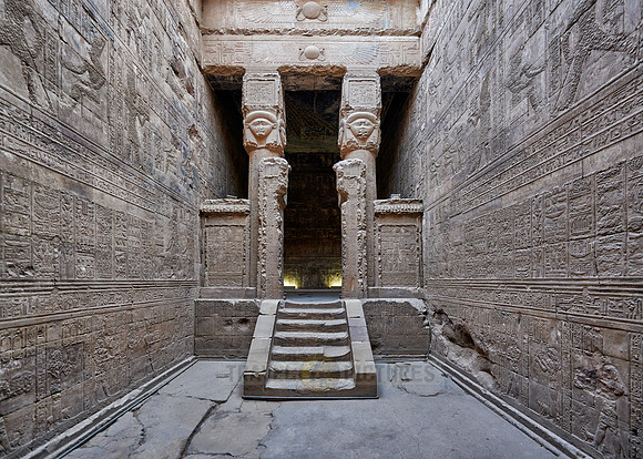 the Wabet inside Hathor temple