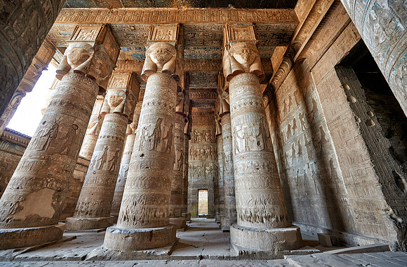 Hypostyle Hall of Hathor temple