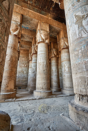 Hypostyle Hall of Hathor temple