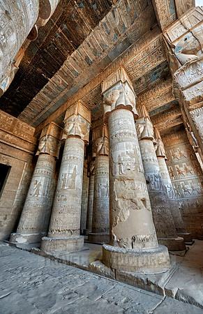 Hypostyle Hall of Hathor temple