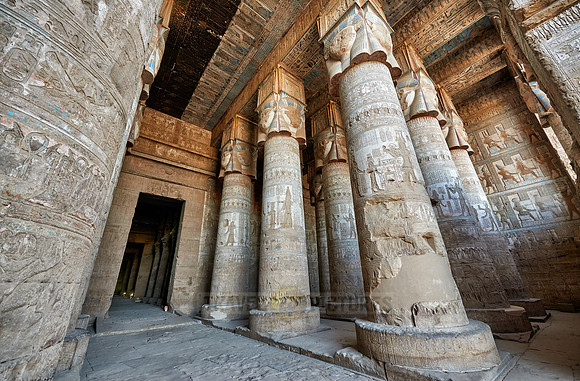 Hypostyle Hall of Hathor temple