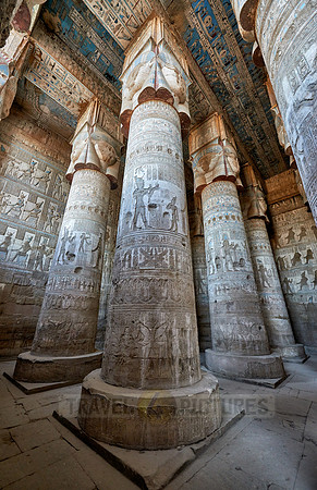 Hypostyle Hall of Hathor temple