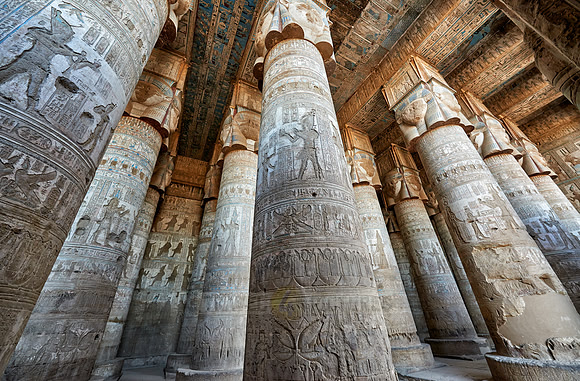 Hypostyle Hall of Hathor temple