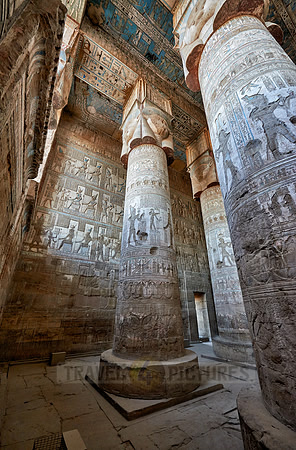 Hypostyle Hall of Hathor temple