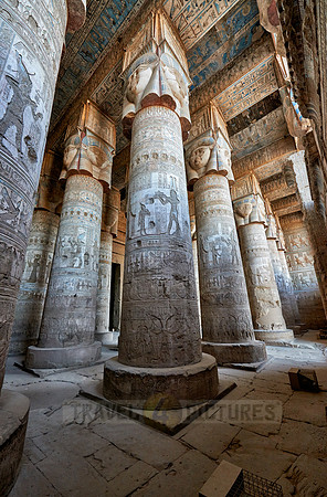 Hypostyle Hall of Hathor temple