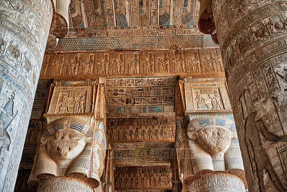 Hypostyle Hall of Hathor temple