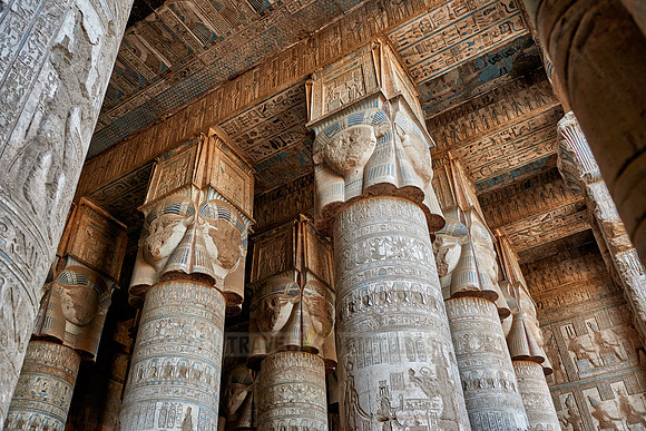 Hypostyle Hall of Hathor temple