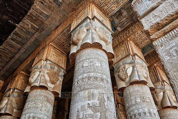 Hypostyle Hall of Hathor temple