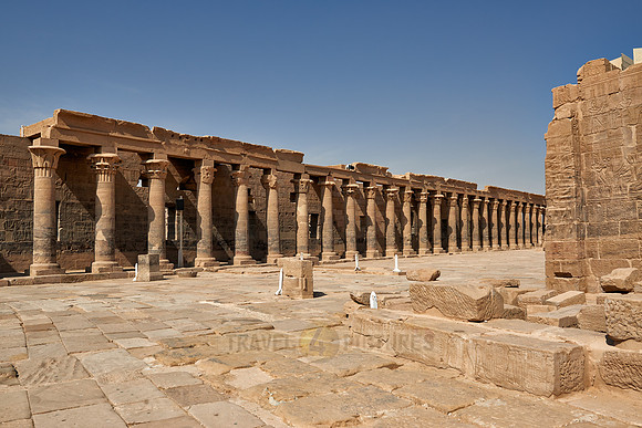outer court with columns