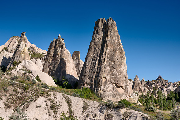landscape of Rose Valley Goreme