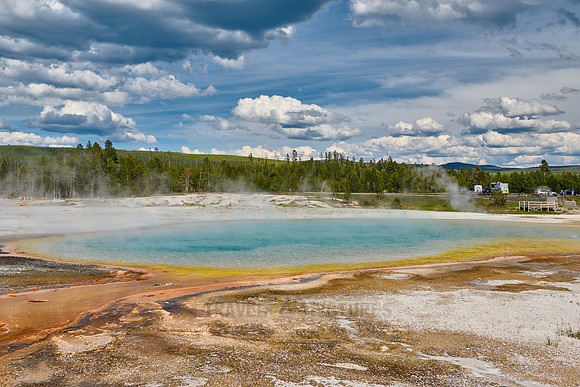 Rainbow Pool, Black Sand Basin, Yellowstone National Park