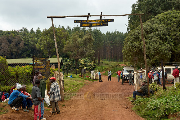 entrance gate at Kilimanjaro