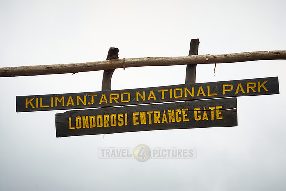 entrance gate at Kilimanjaro