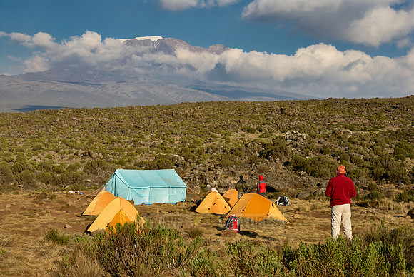 Campsite mit KILIMANJARO