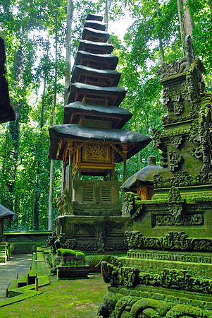 Temple of the monkeys Pura Bukit Sari