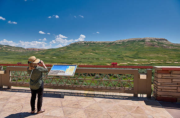 Visitor Center of Fossil Butte National Monument