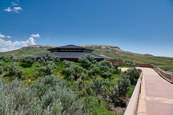 Visitor Center of Fossil Butte National Monument