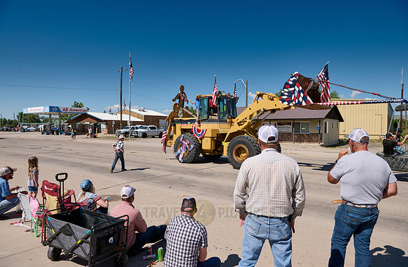 4th of July Independence Day parade somewhere in Wyoming