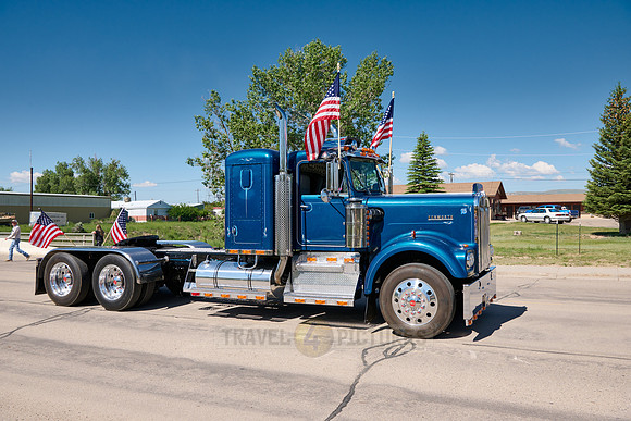 4th of July Independence Day parade somewhere in Wyoming