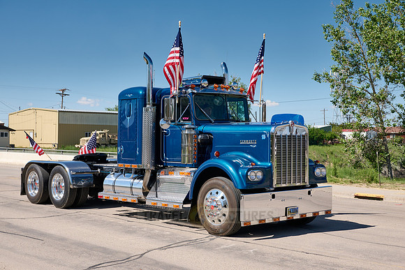 4th of July Independence Day parade somewhere in Wyoming