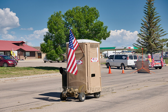 4th of July Independence Day parade somewhere in Wyoming