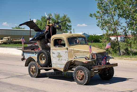 4th of July Independence Day parade somewhere in Wyoming