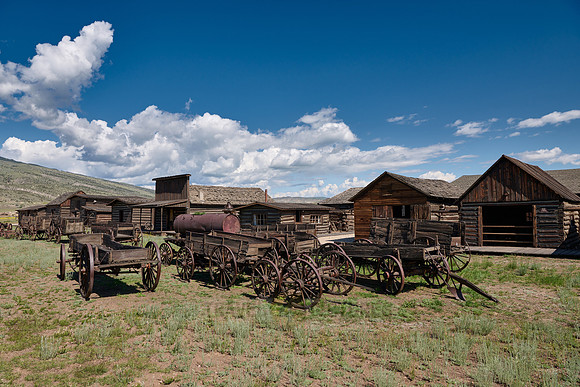 outside view of Old Trail Town, Cody