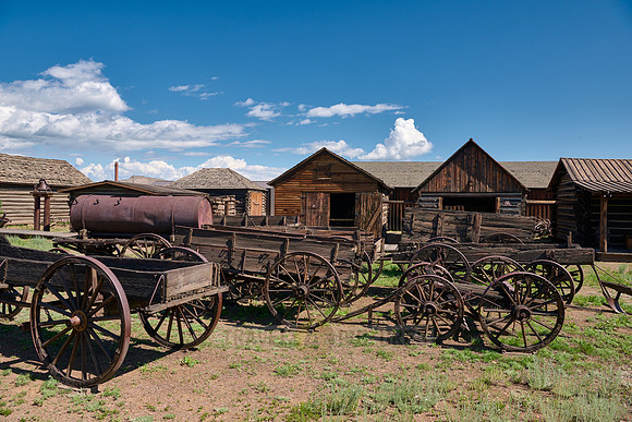 outside view of Old Trail Town, Cody